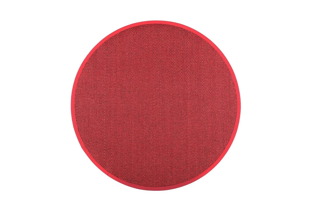 Barrakuda Matte Rund 200 cm Rød v:4977325
