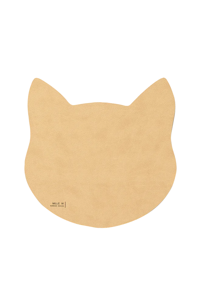 Glassbrikke katt M – Beige m v:1944449 Glassbrikke katt M – Beige m v:1944449