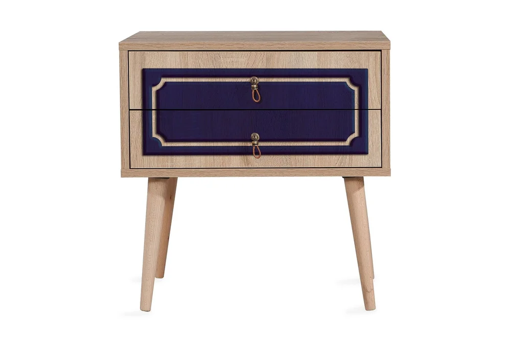 Brokind Nattbord 60 cm med Oppbevaring 2 Skuffer DEikor v:1098677