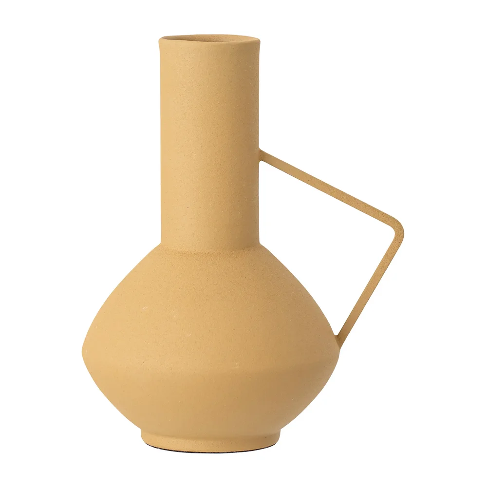 Bloomingville metallvase med hank 21 cm v:7737379 Bloomingville metallvase med hank 21 cm v:7737379