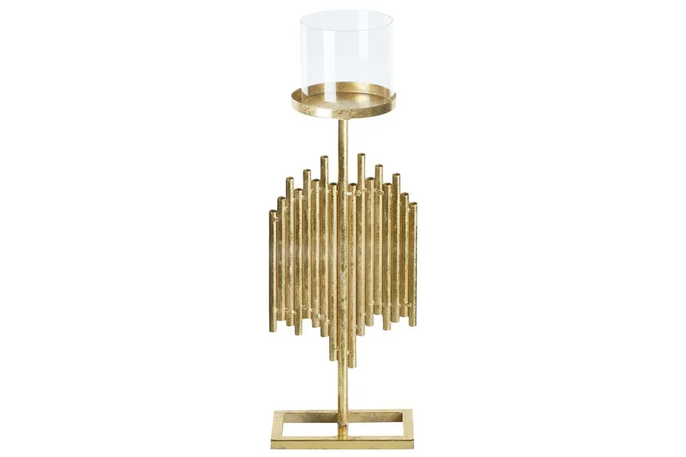 Ljusstake Beliani Nias 18x13x53 cm GOLD v:5416535 Ljusstake Beliani Nias 18x13x53 cm GOLD v:5416535