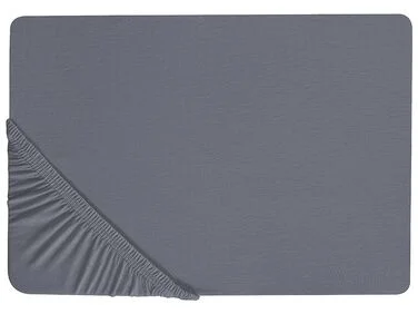 Formsydd laken JANBU 90 x 200 cm Bomull Mørkegrå v:8483172