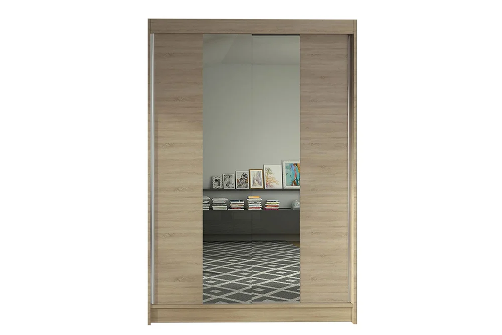Liverpool Garderobe med Speil 120×200 cm v:1979060