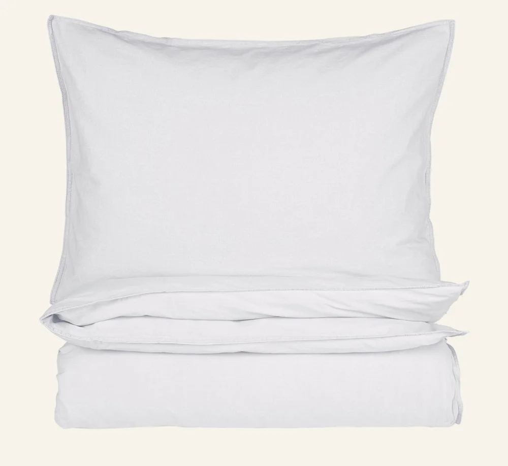 Bomull sengesett hvit – 140×220 cm/50×70 cm v:4014783