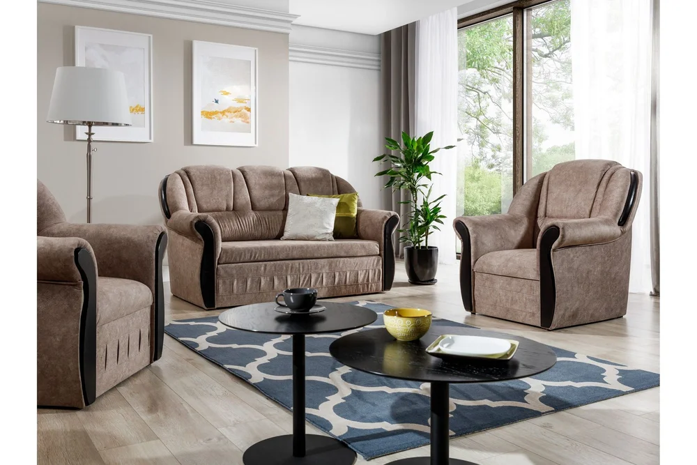 Fica Sofagruppe 3-seter + 2 Lenestoler v:9355654