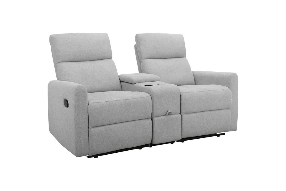 Recliner Dacoulas Lys grå, Stoff/tre v:7887837