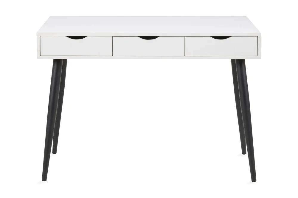 Citysea Skrivebord 110 cm med Oppbevaring 3 Skuffer v:7421872 Citysea Skrivebord 110 cm med Oppbevaring 3 Skuffer v:7421872