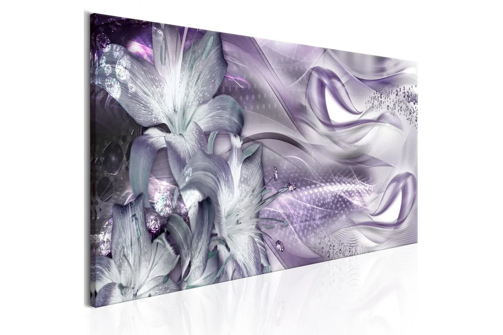 Bilde Lilies And Waves 1 Part Narrow Pale Violet 135x45 v:3880212