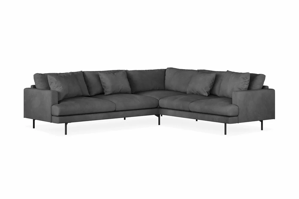 Menard 6-seters Høyrevendt L-formet Hjørnesofa i Manchester v:5476691