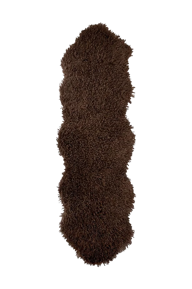 Teppeimitasjon Wooly 180cm – Brun – Tepper | m v:8322968