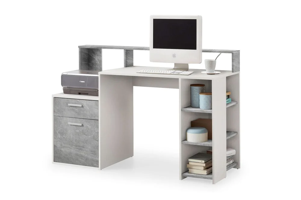 Bolton Skrivebord 139 cm med Oppbevaring v:3981796 Bolton Skrivebord 139 cm med Oppbevaring v:3981796