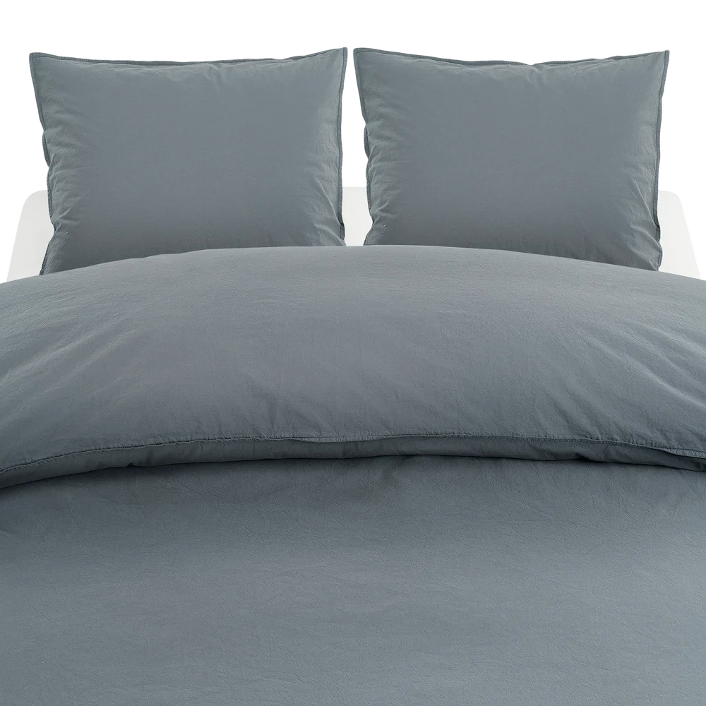 3-delt Sett Percale Dobbelt - Blå - Tekstiler | m v:5660015