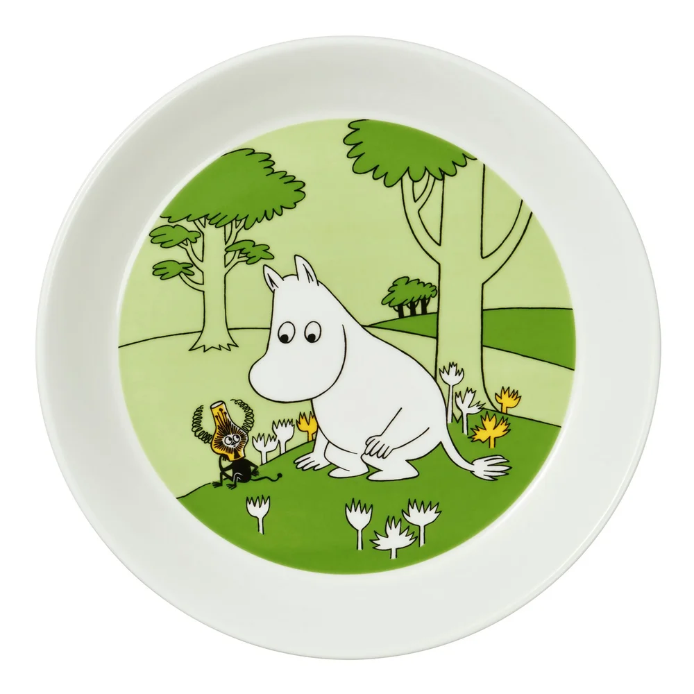 Mummi Tallerken Ø19 cm, Mummitrollet Gressgrønn v:6701905