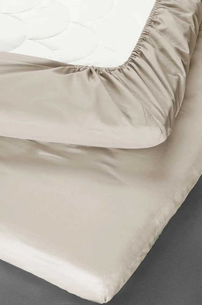 ZACK MINI stretchlaken 70×160 cm økologisk – Beige – Barnerom | m v:6212903
