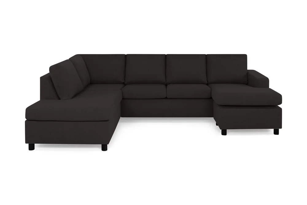 Crazy 4-seters Venstrevendt U-formet Large Sofa med Divan og Sjeselong i Stoff v:5465900 Crazy 4-seters Venstrevendt U-formet Large Sofa med Divan og Sjeselong i Stoff v:5465900