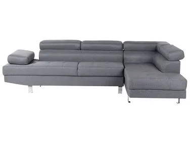 Hjørnesofa 5-seters NORREA Grå Venstrevendt v:8961491 Hjørnesofa 5-seters NORREA Grå Venstrevendt v:8961491