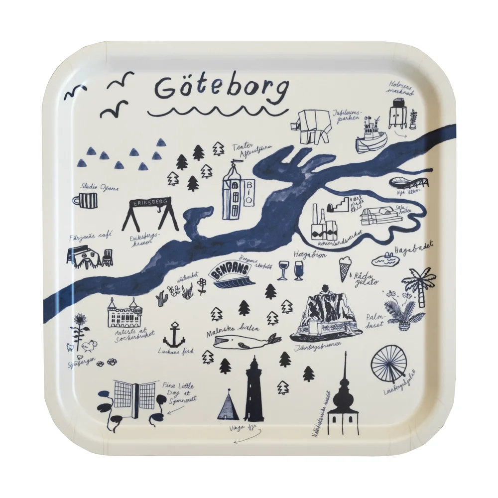 Gothenburg brett 32 x 32 cm v:5097728