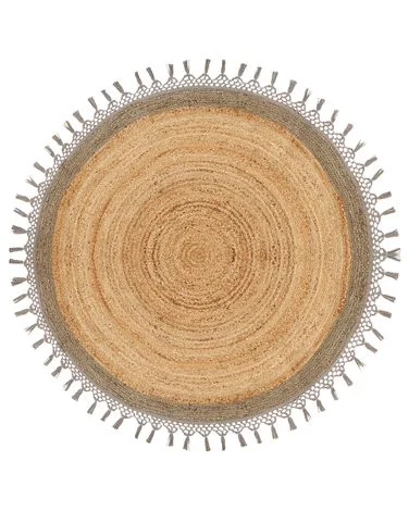 Teppe MARTS Grå ø 140 cm Jute v:2522003 Teppe MARTS Grå ø 140 cm Jute v:2522003