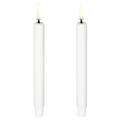 LED Mini Kronelys Nordic White 2-pk, 1,3 x 13,8 cm v:4606298