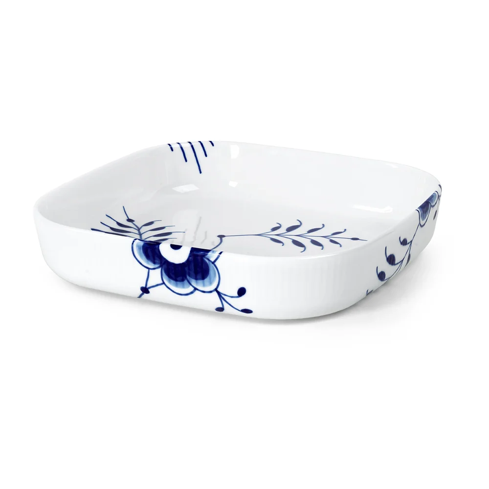 Blue Fluted Mega ildfast form firkantet v:1690943 Blue Fluted Mega ildfast form firkantet v:1690943