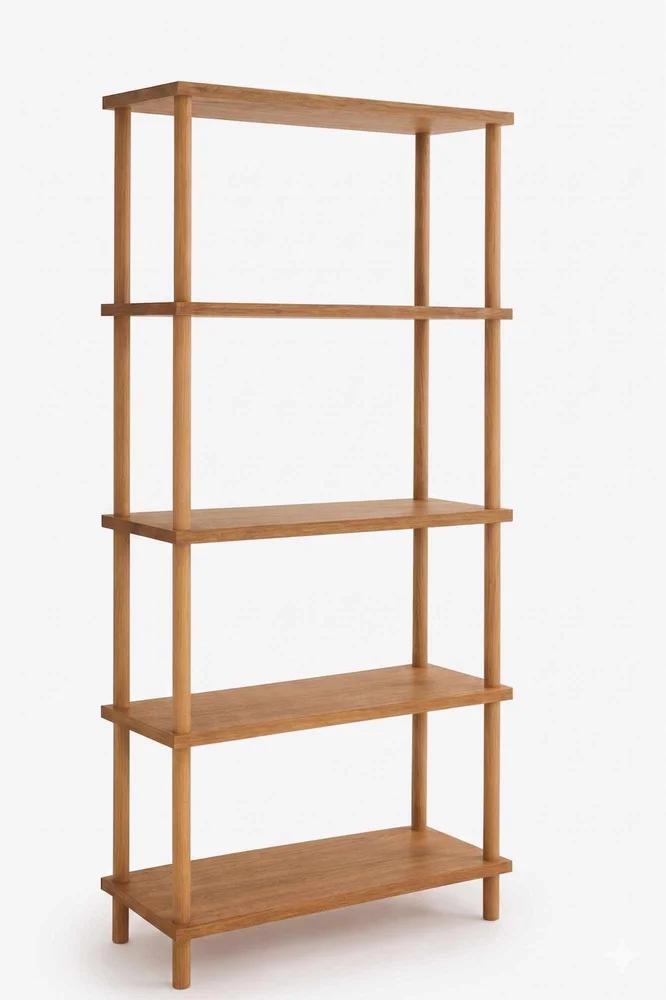 Bokhylle Hanah Home Pika Shelf (60 x 136 x 25 cm) Furu v:2334979 Bokhylle Hanah Home Pika Shelf (60 x 136 x 25 cm) Furu v:2334979
