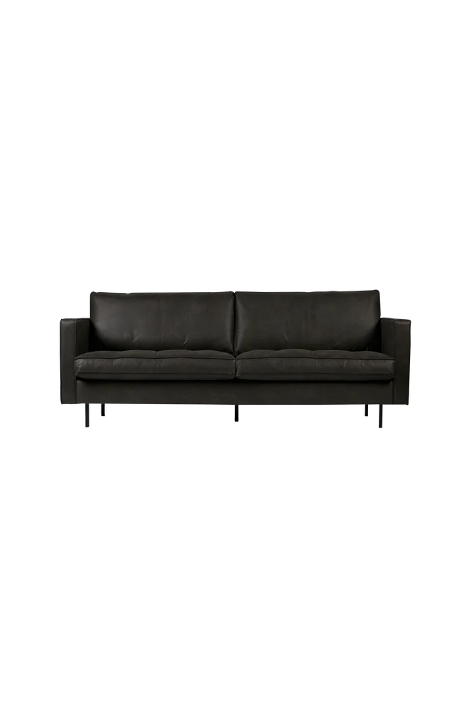 Soffa Rodeo 2,5-sits, klassisk stil – Svart m v:3910803 Soffa Rodeo 2,5-sits, klassisk stil – Svart m v:3910803