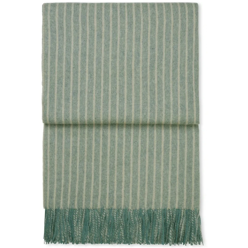 Stripes Pledd 130×200 cm, Grønn v:9608822