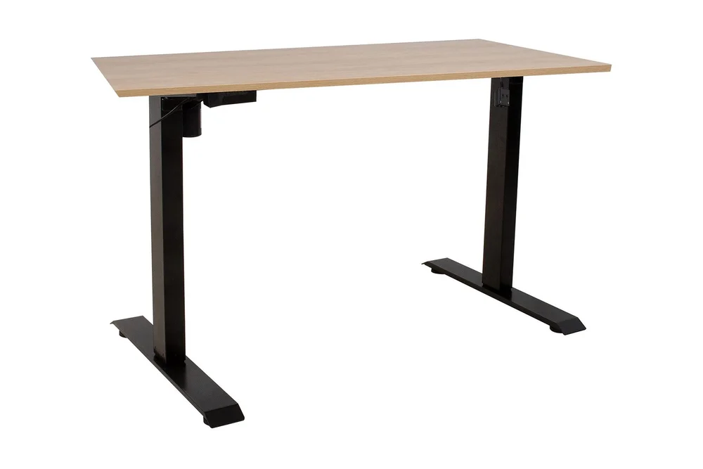 Ergo Skrivebord med en motor 160×80 cm Svart v:6416586 Ergo Skrivebord med en motor 160×80 cm Svart v:6416586