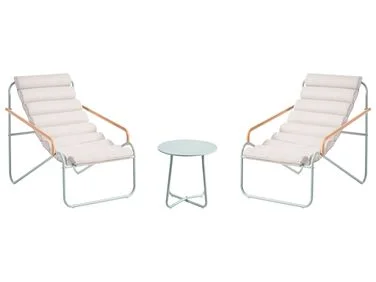 Loungesett til hagen med bord 2-seters PASTO Metall Mintgrønn v:4619066 Loungesett til hagen med bord 2-seters PASTO Metall Mintgrønn v:4619066