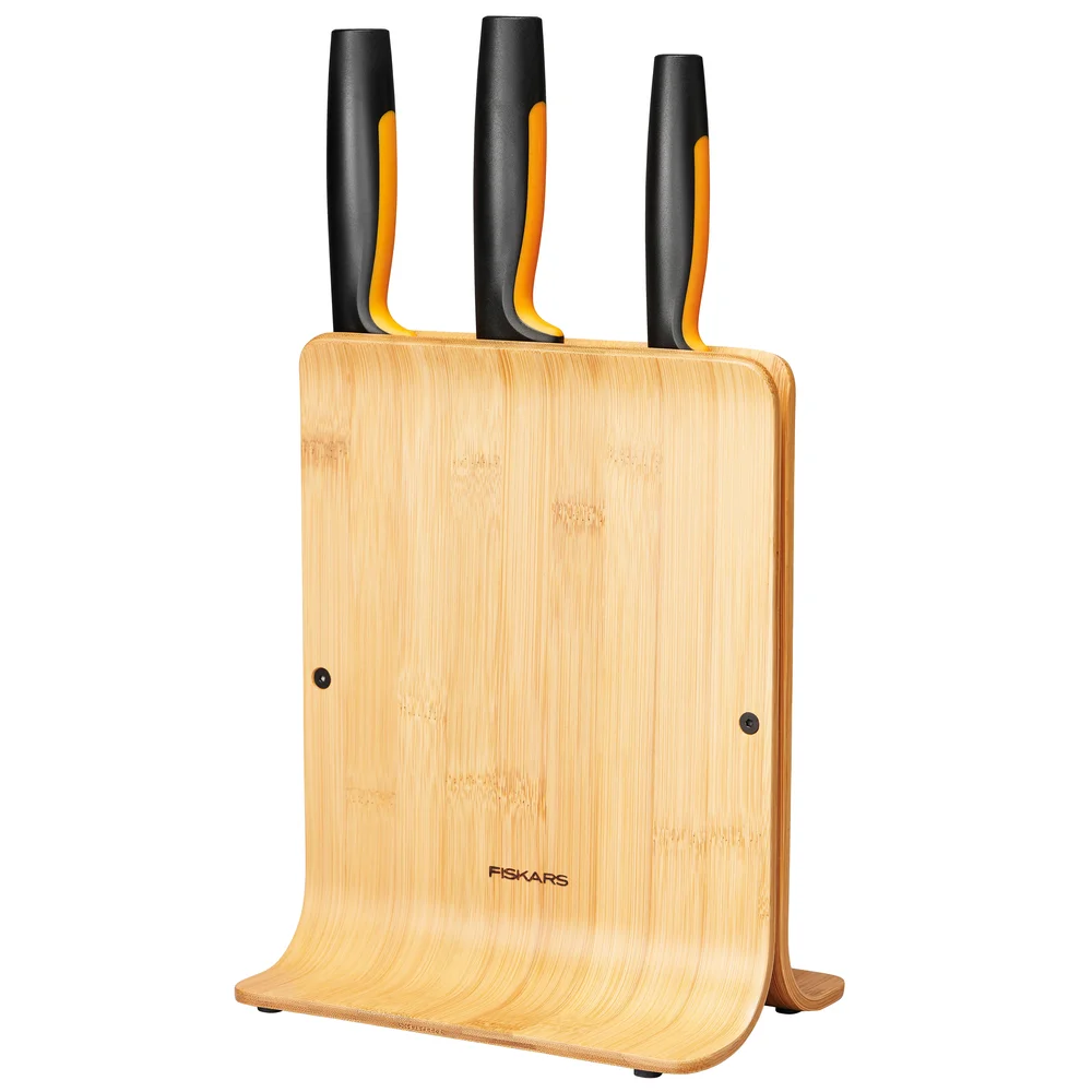 Functional Form knivblokk i bambus med 3 kniver v:4784310