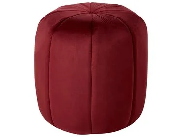 Puff SELBY Fløyel Mørkerød v:7850207 Puff SELBY Fløyel Mørkerød v:7850207