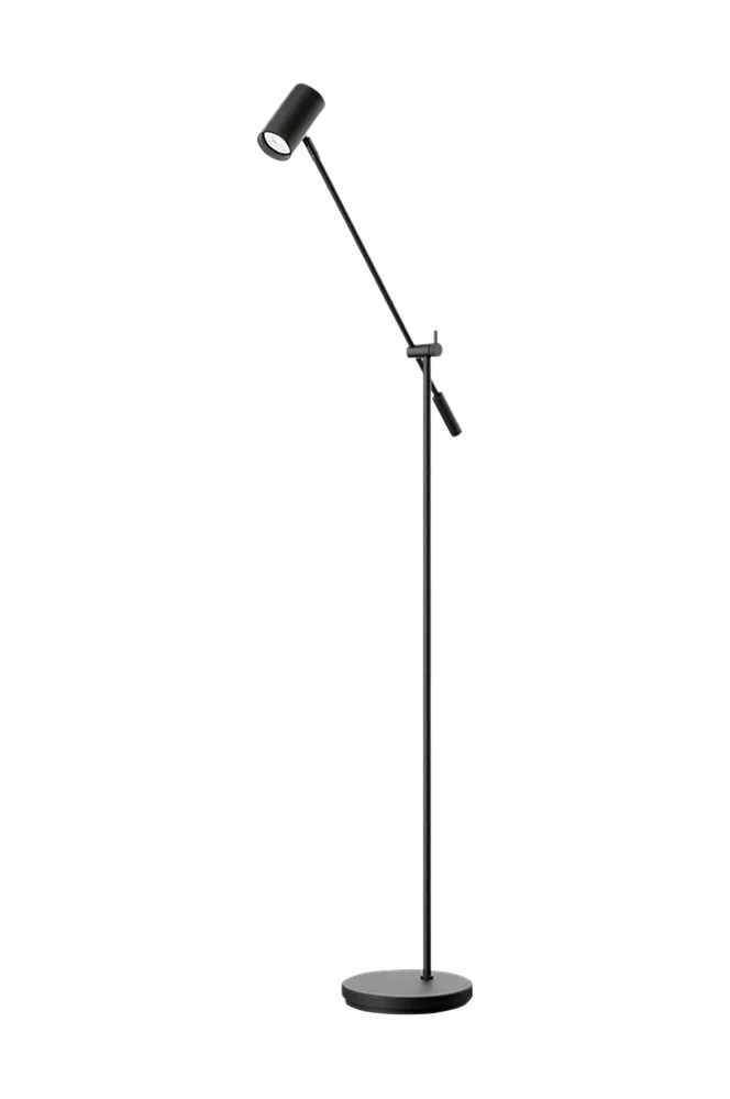 Gulvlampe Tyson vippearm - Svart - Belysning | m v:3559448