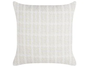 Pyntepute DOURIS 45 x 45 cm Lys beige Rutete mønster v:8939294 Pyntepute DOURIS 45 x 45 cm Lys beige Rutete mønster v:8939294