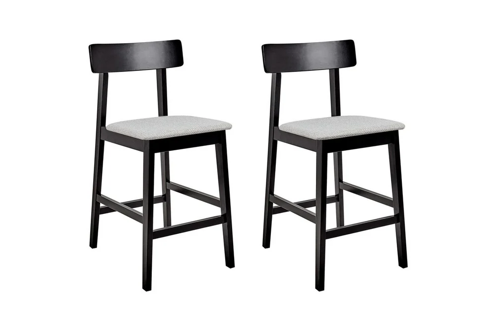 Barstol Beliani Isanti set om 2 Ljus Trä-Beige Black v:6114625 Barstol Beliani Isanti set om 2 Ljus Trä-Beige Black v:6114625