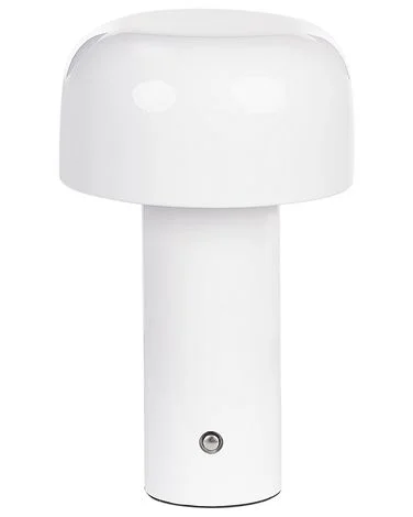 Trådløs LED-bordlampe BESOS Med dimmer Metall Hvit v:3602771