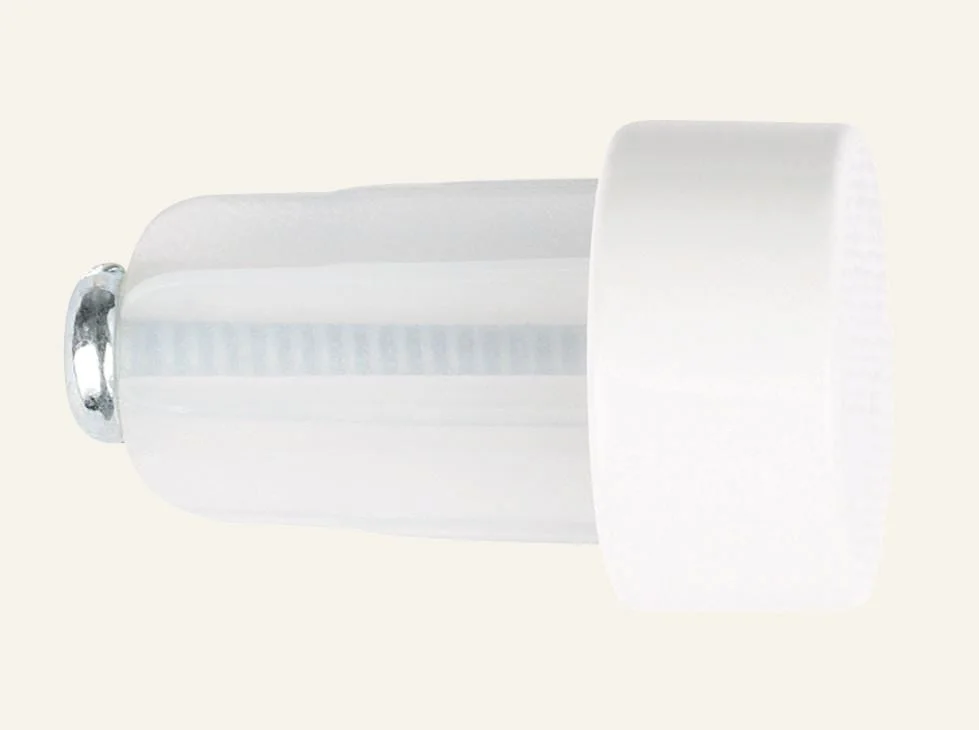 Endestykke 2pk hvit – 22/25 mm v:1387577 Endestykke 2pk hvit – 22/25 mm v:1387577