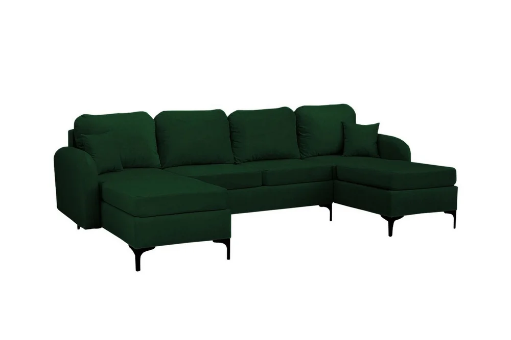Knocklong 4-sits Hörnbäddsoffa Dark green v:6034680