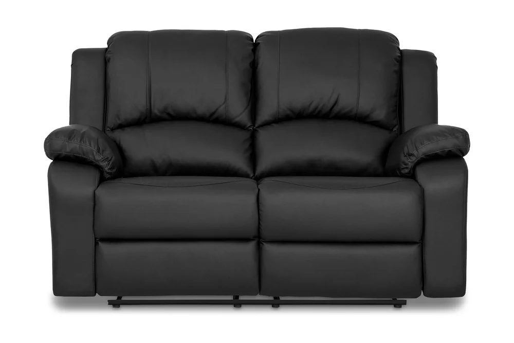 Norbo Liten Reclinersofa 2-seter Kunstskinn - Fällbar sofa - Kinosofa v:5580152