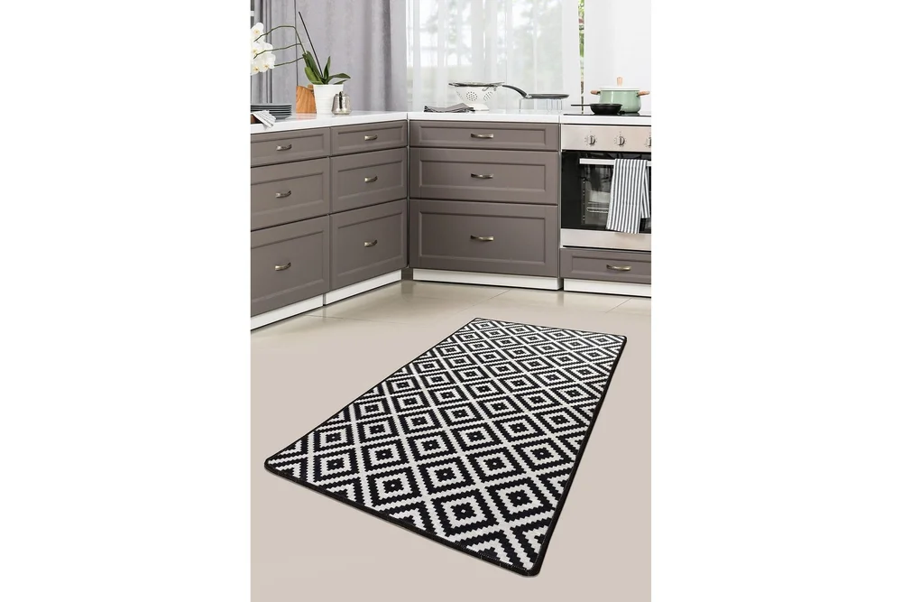 Hall Matte Svart Hvit (100 x 300) v:2209596