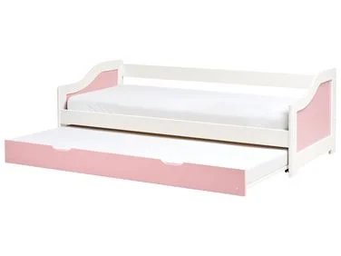 Uttrekksseng Furutre LUNERAY 90 x 200 cm Rosa v:5811044 Uttrekksseng Furutre LUNERAY 90 x 200 cm Rosa v:5811044
