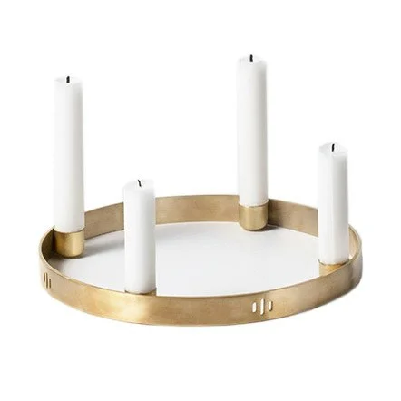 Circle Lysestake Messing, Liten v:1603084
