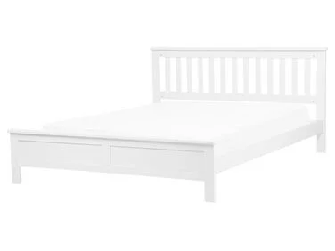 Seng Furutre MAYENNE 160 x 200 cm Hvit v:7208232
