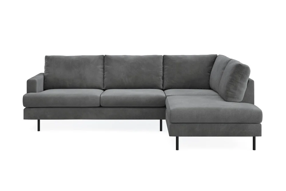 Menard Compact 4-seters Høyrevendt L-formet Sjeselongsofa i Manchester v:2422569