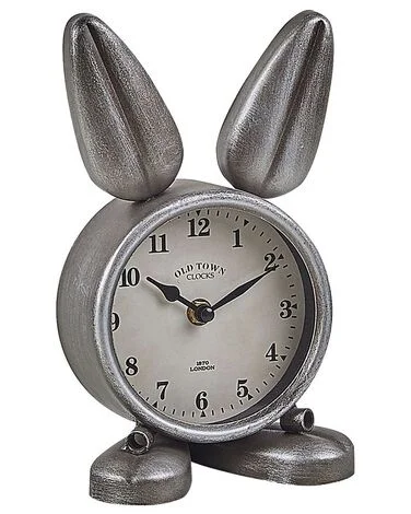 Klokke THUSIS 15 cm Metall Sølv v:8503370 Klokke THUSIS 15 cm Metall Sølv v:8503370