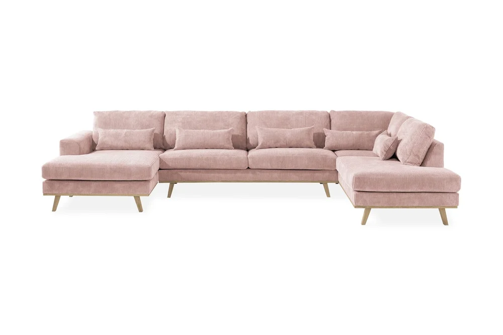 Copenhagen 5-seters Høyrevendt U-formet Sofa med Divan og Sjeselong i Manchester v:6492616 Copenhagen 5-seters Høyrevendt U-formet Sofa med Divan og Sjeselong i Manchester v:6492616