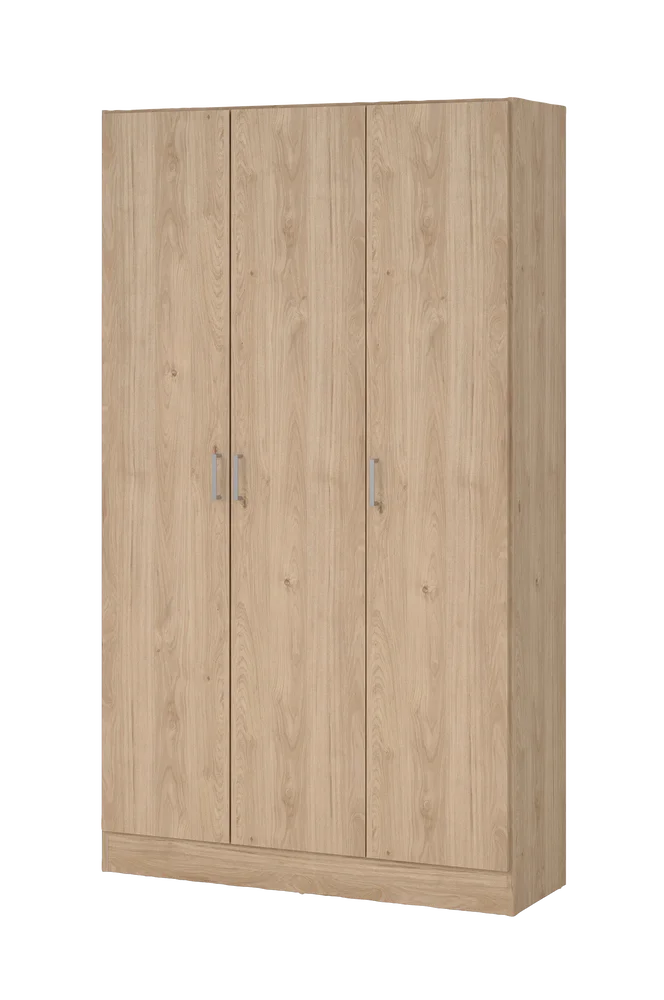 Focus Garderobe med 3 dører – Brun m v:4034647 Focus Garderobe med 3 dører – Brun m v:4034647