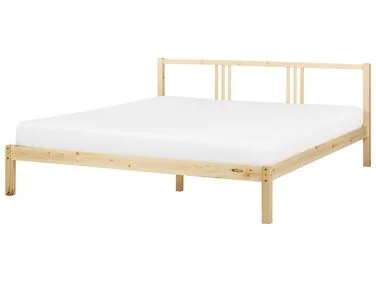 Seng Furutre VANNES 180 x 200 cm Lysebrun v:5748089
