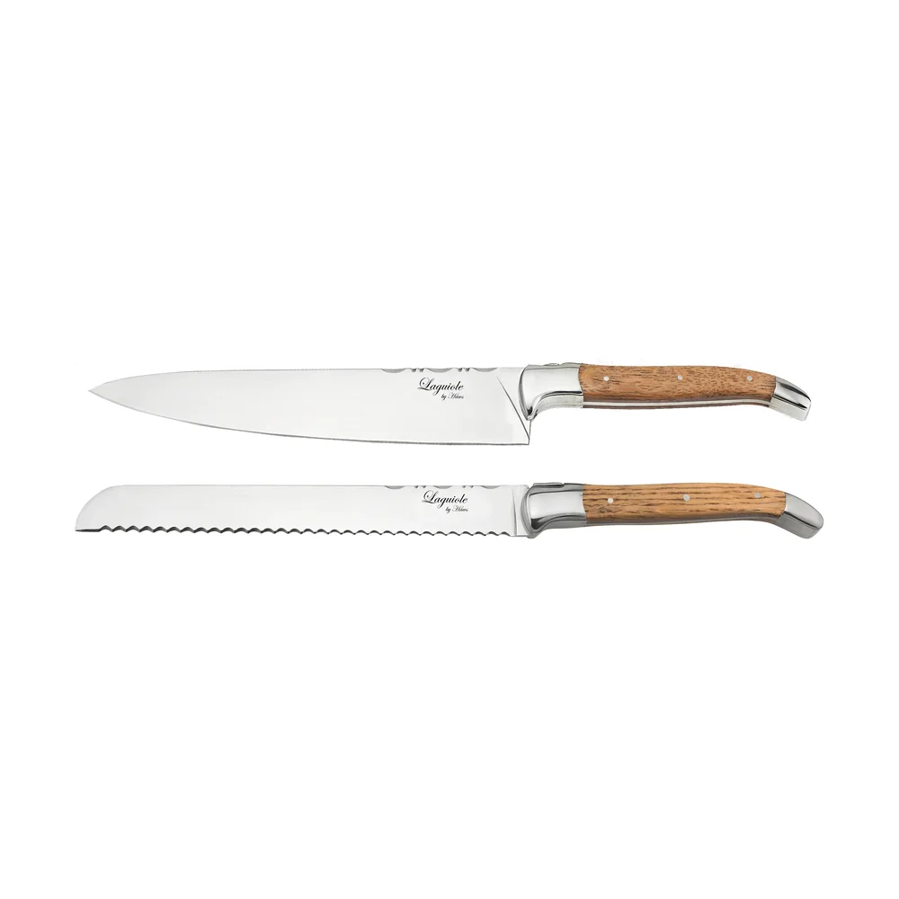 Laguiole By Hâws brød- & kokkeknivsett 2-deler v:5677437 Laguiole By Hâws brød- & kokkeknivsett 2-deler v:5677437