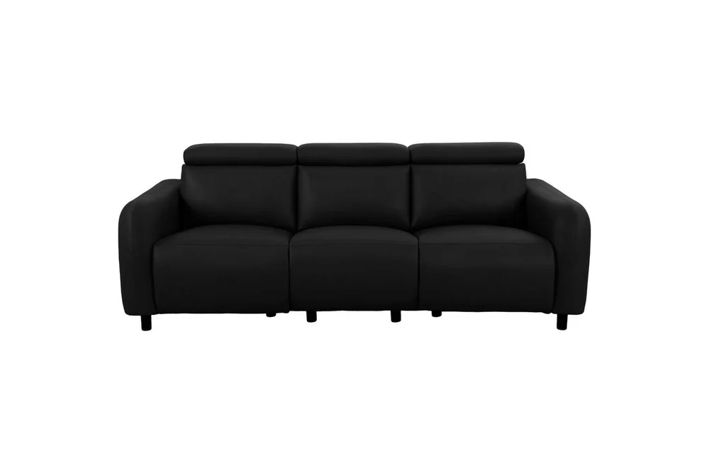 Reclinersofa uten hjørne Loft24 Sofa 3-seter Loft24 Skaane med 2 elektriske reclinere Svart Kunstskinn v:9874616 Reclinersofa uten hjørne Loft24 Sofa 3-seter Loft24 Skaane med 2 elektriske reclinere Svart Kunstskinn v:9874616