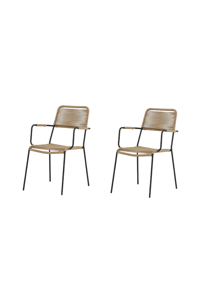 Lindos lenestol – Brun – Utemøbler & hage | m v:1312994